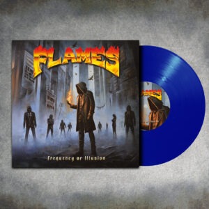 FLAMES  "Frequency Of Illusion"   LP, BLUE VINYL, LIMITED EDITION 100 COPIES WORLDWIDE!