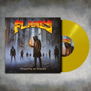 FLAMES “Frequency Of Illusion” YELLOW VINYL, LIMITED EDITION 100 COPIES WORLDWIDE!