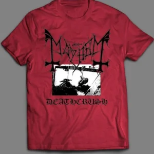 MAYHEM "Deathcrush"  red t-shirt