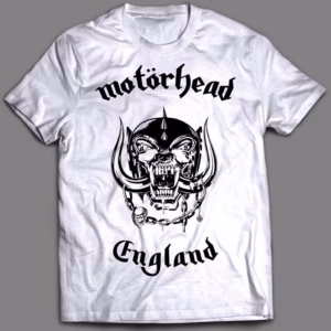 MOTORHEAD "England"  white t-shirt